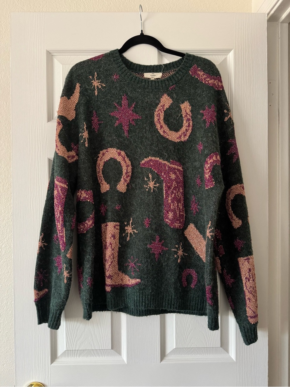 Entry Cowboy Pullover Sweater- Size Medium